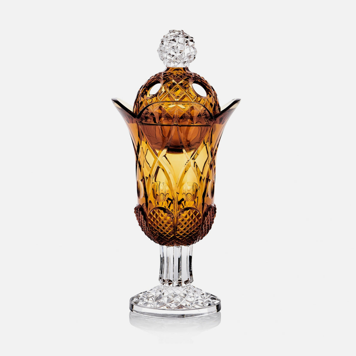 Amber Crystal Incense Burner