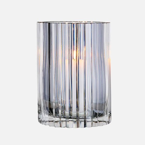 Hurricane Crystal Lamp Large – Strict Hand-Cut Crystal Candle Holder