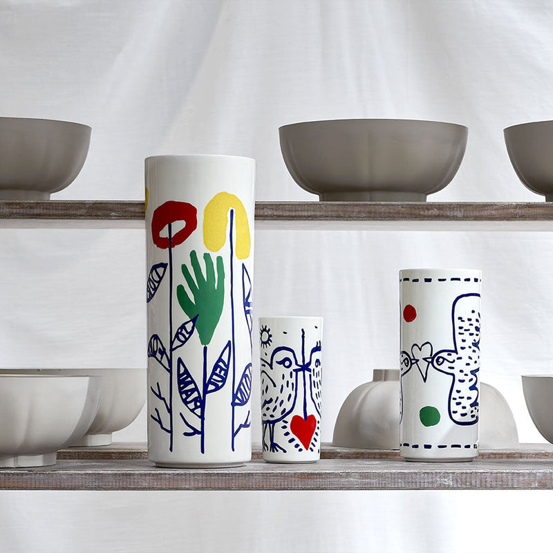 L'Archipel Sentimental Cylinder Vase, 15cm