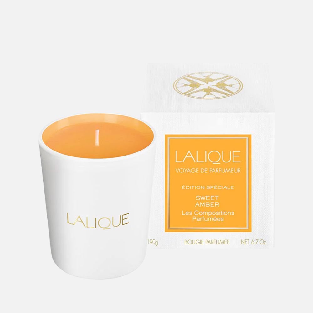 Les compositions parfumées, Sweet Amber, Scented Candle (190g )