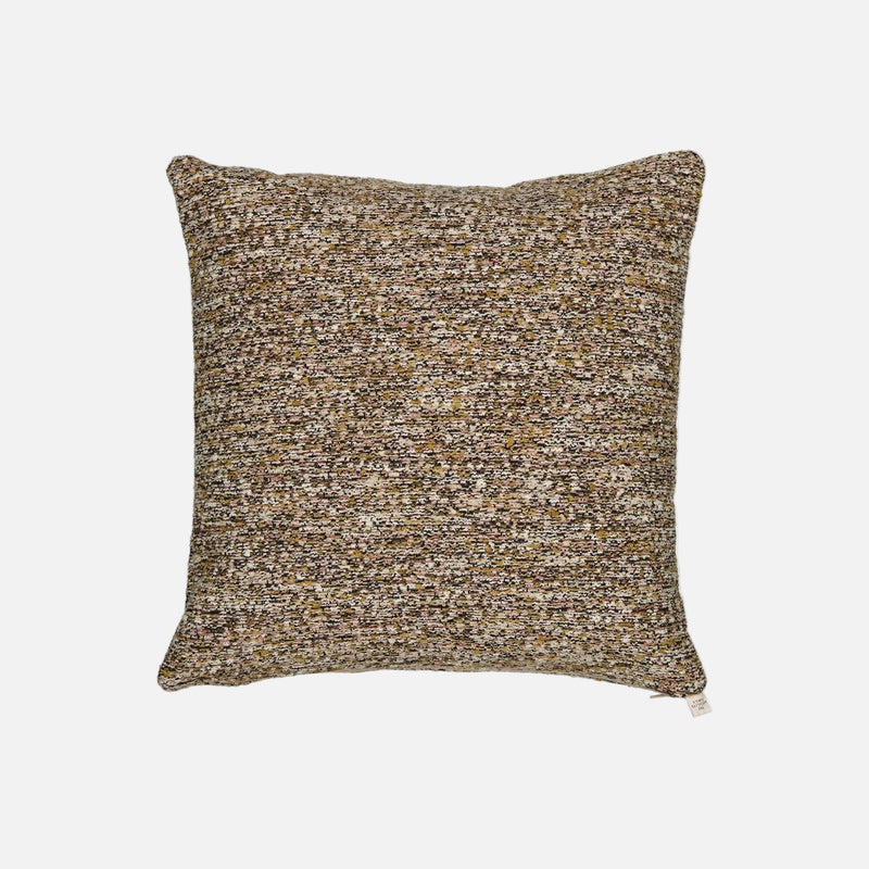 Carino Brown and Green Tweed Cushion, 45x45cm