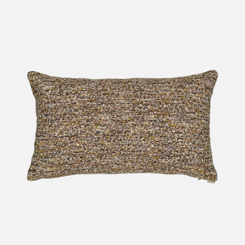 Carino Brown and Green Tweed Cushion, m