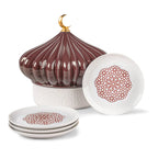 Majestic Nights box with plates (garnet)