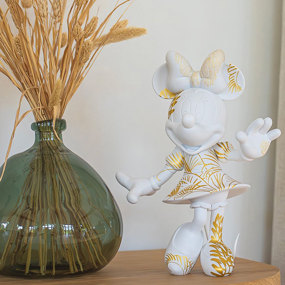 Star Style Minnie Small Figurine - White/Gold