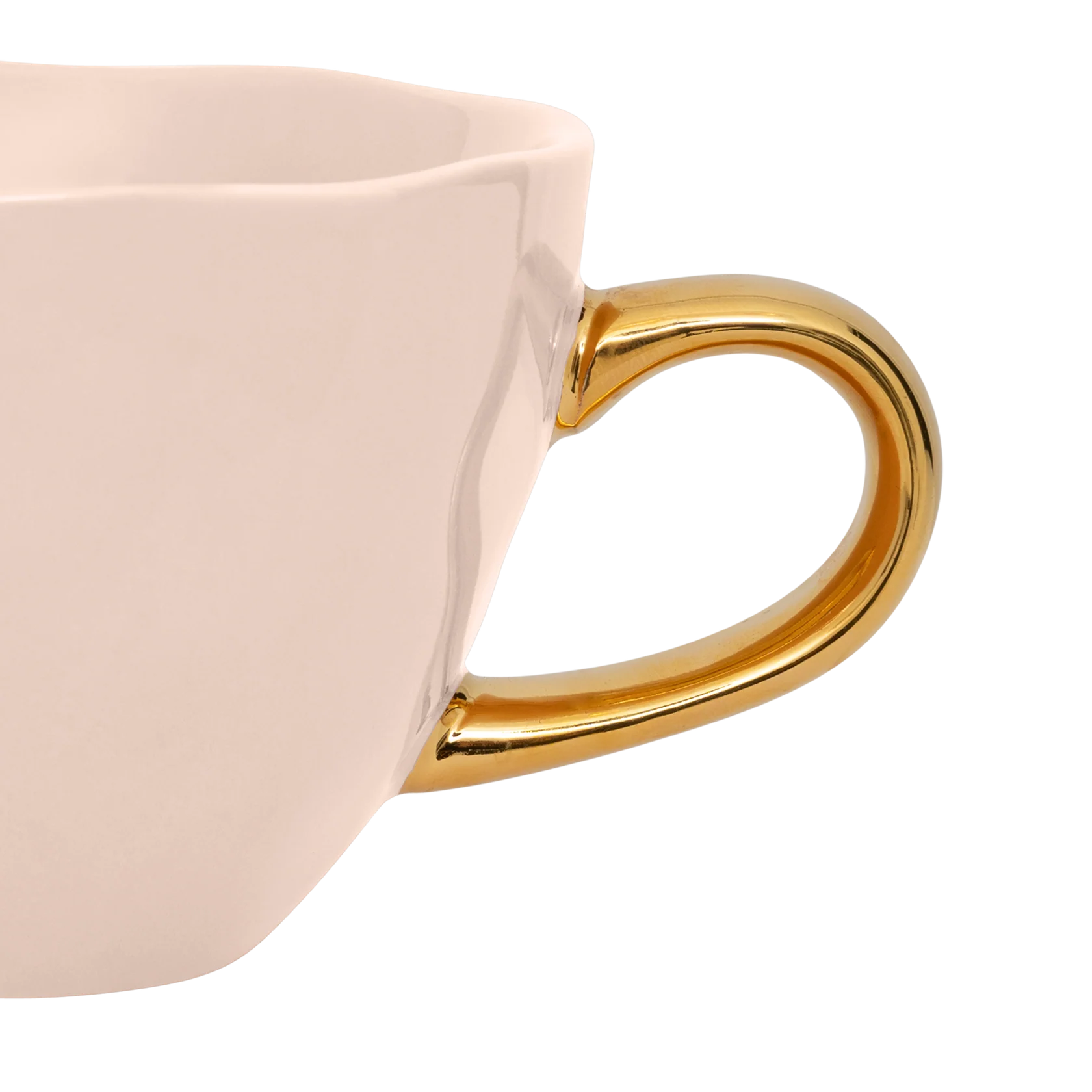 Good Morning Ceramic Cappuccino & Tea Cup Ø11 cm – Old Pink