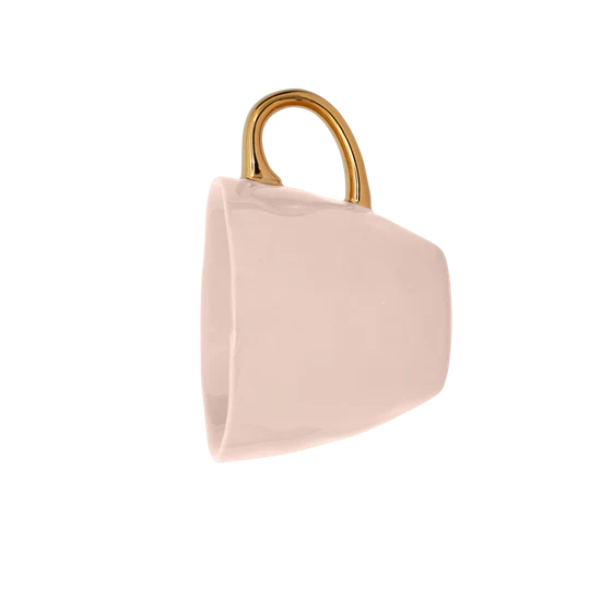 Good Morning Ceramic Coffee Cup Ø8 cm – Old Pink