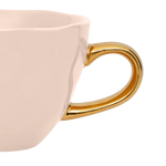 Good Morning Ceramic Coffee Cup Ø8 cm – Old Pink