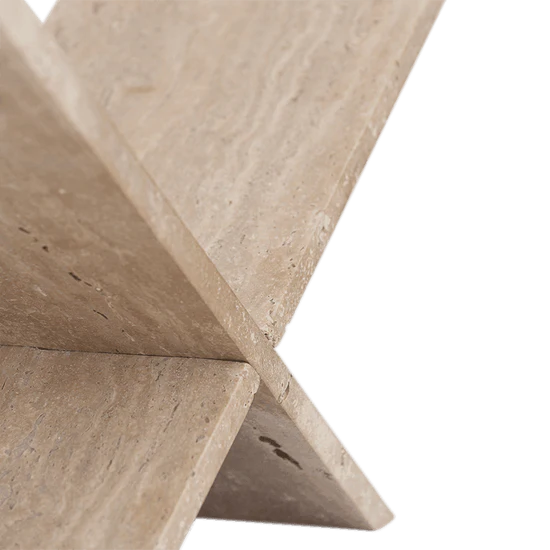 Travertine Handmade Bookbed – Natural