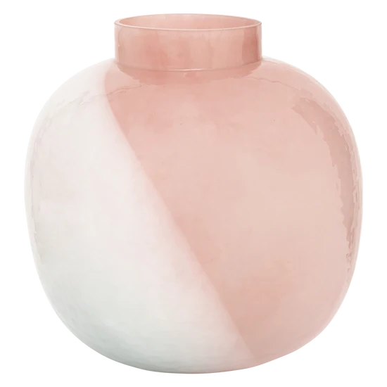 Riva Handmade Glass Vase – Rose Dawn