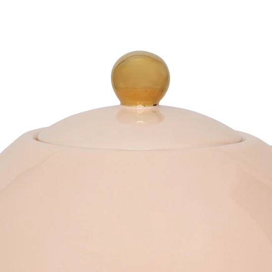 Good Morning Ceramic Tea Pot – Old Pink