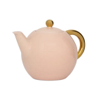 Good Morning Ceramic Tea Pot – Old Pink