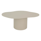 Siro Handcrafted Iron Coffee Table – Almond Milk