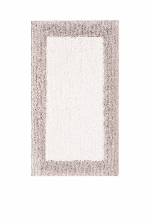 Bicolore Bath Rug, Fog, 50x80cm