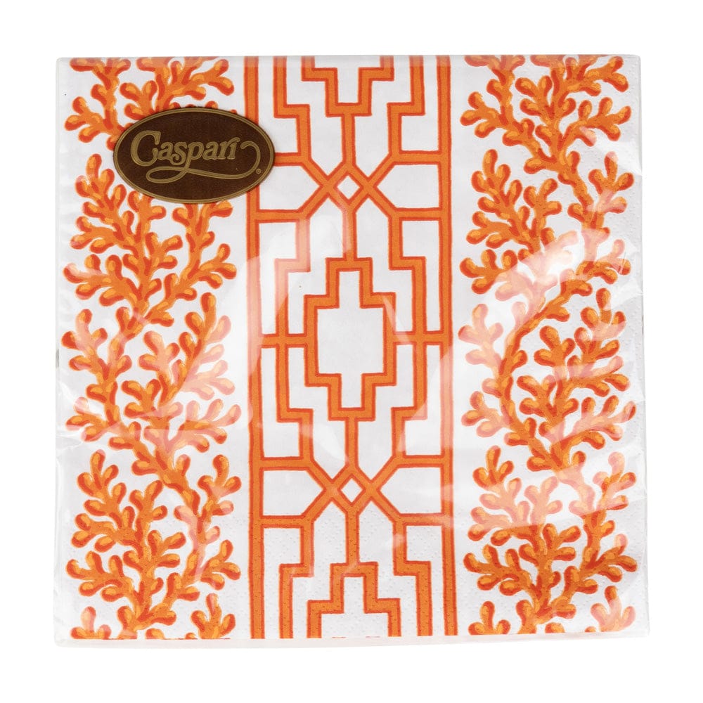 Coral &amp; Trellis Luncheon Napkins