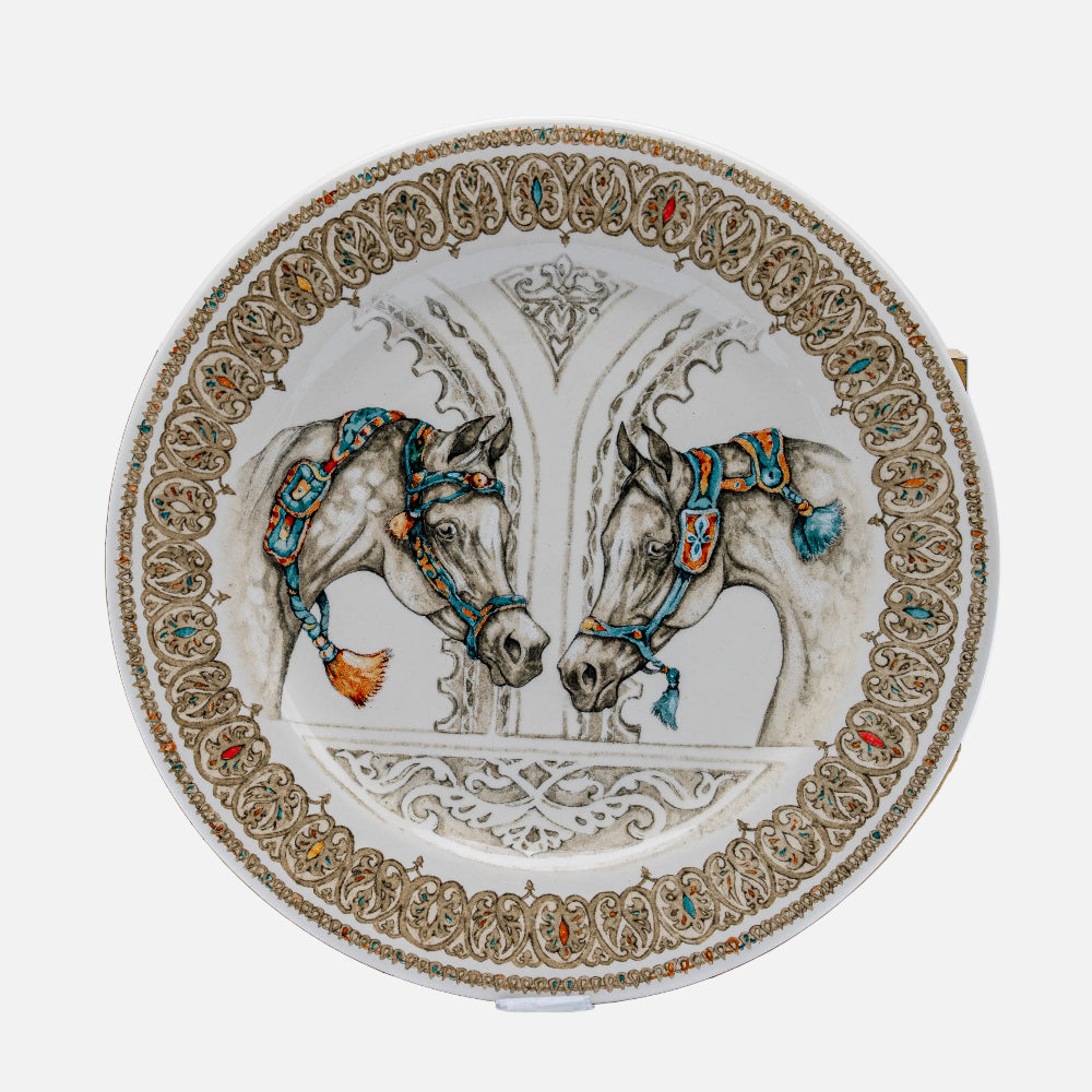 Chevaux Du Vent - Set of 6 assorted dessert plates