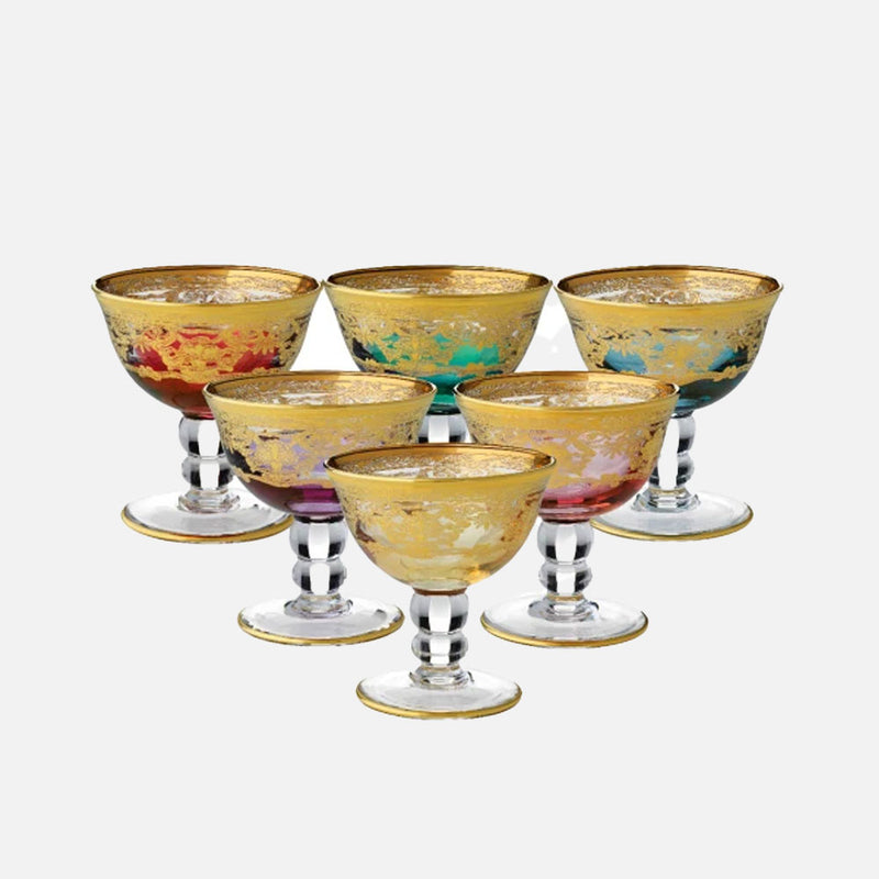 Rainbow Fusion Fruit Bowl, Set of 6