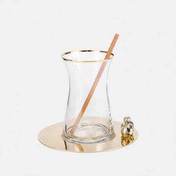 Istikana Tea Cups with Saucers (Set of 6)