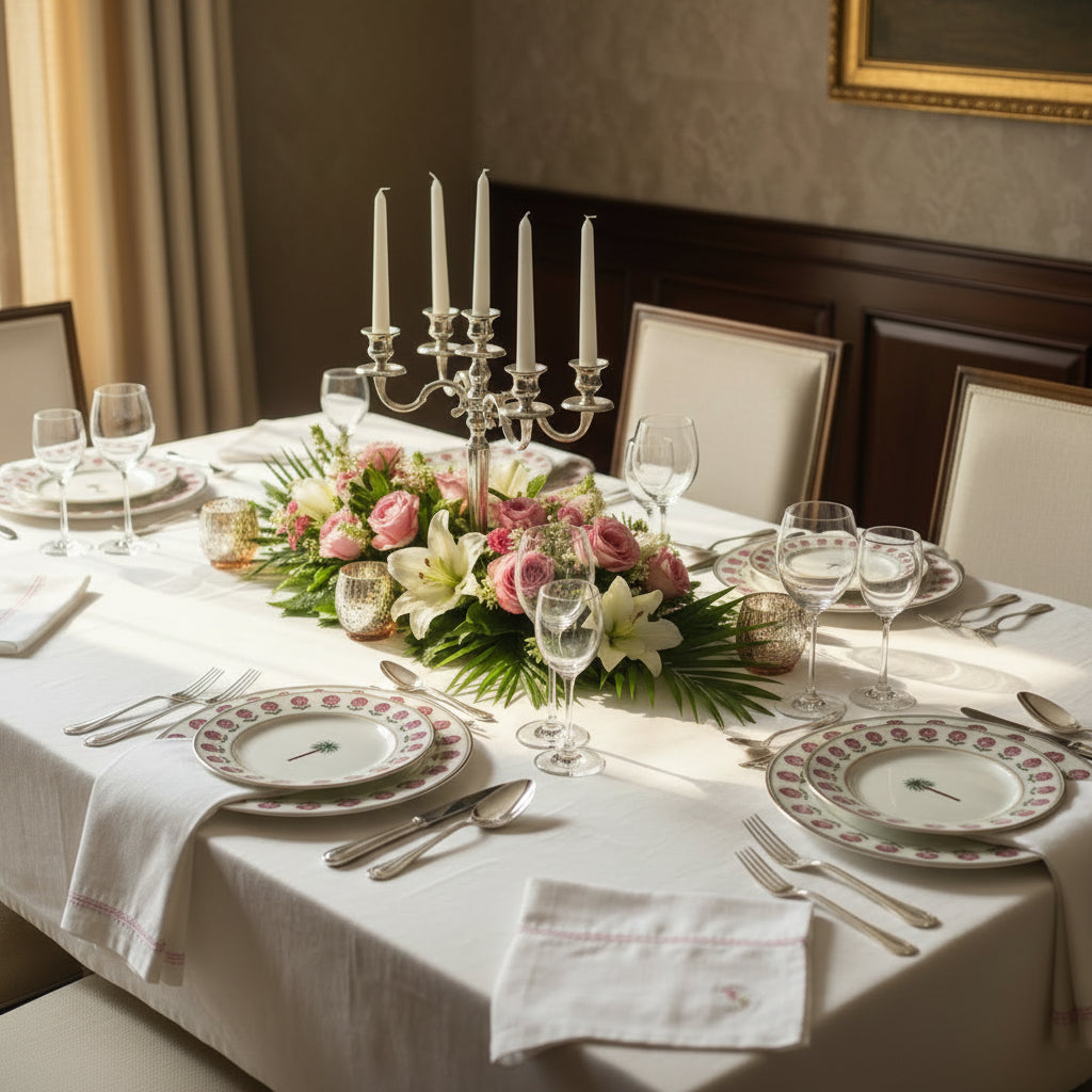 Sahara Rose Dinner Porcelain Plates (Set of 6)