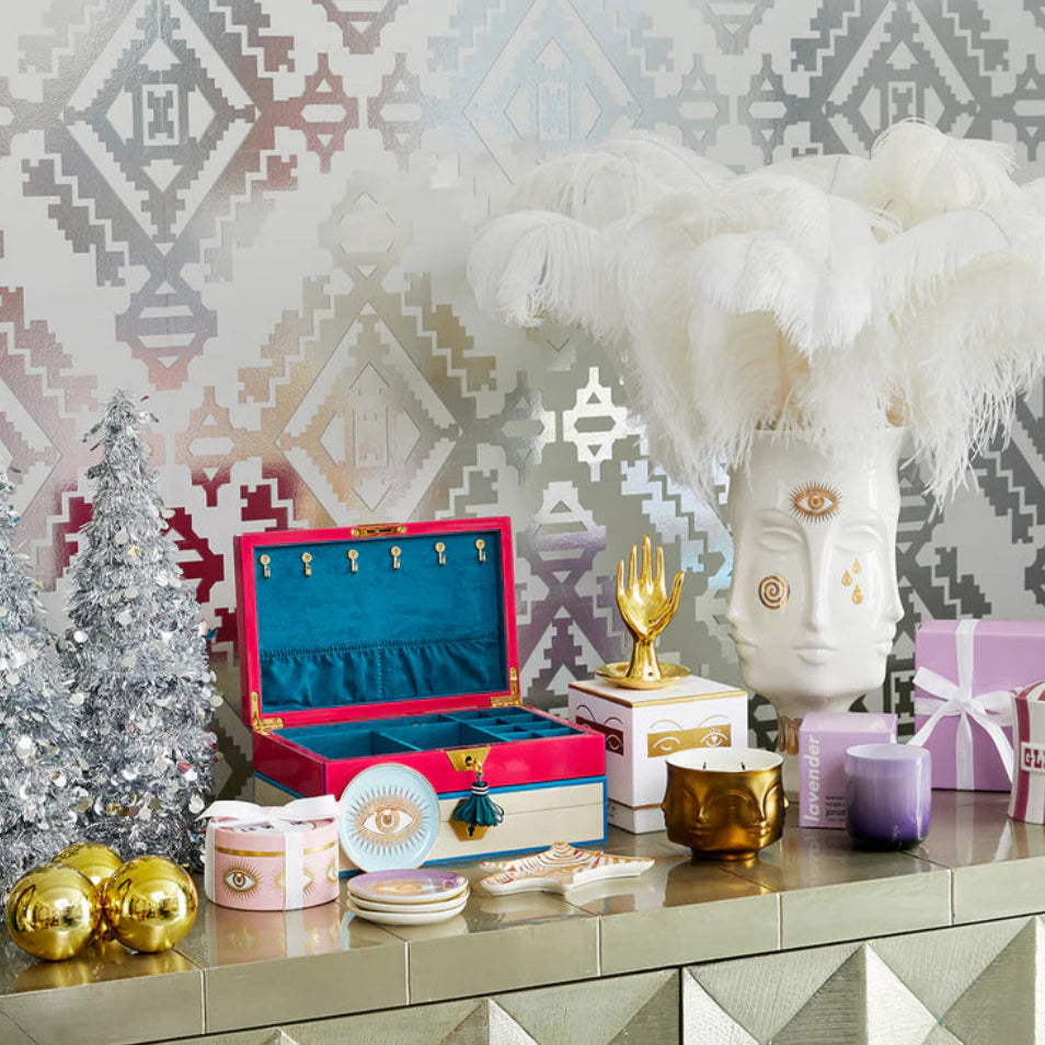 Gilded Dora Maar Urn - Gold Porcelain Decorative Vase