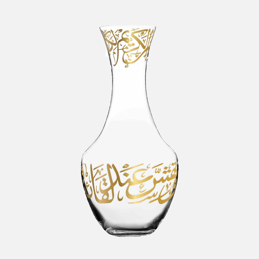 Dimlaj Kareem Crystal Decanter (Gold) - Premium Decanters from Kareem By Dimlaj - Just $250! 