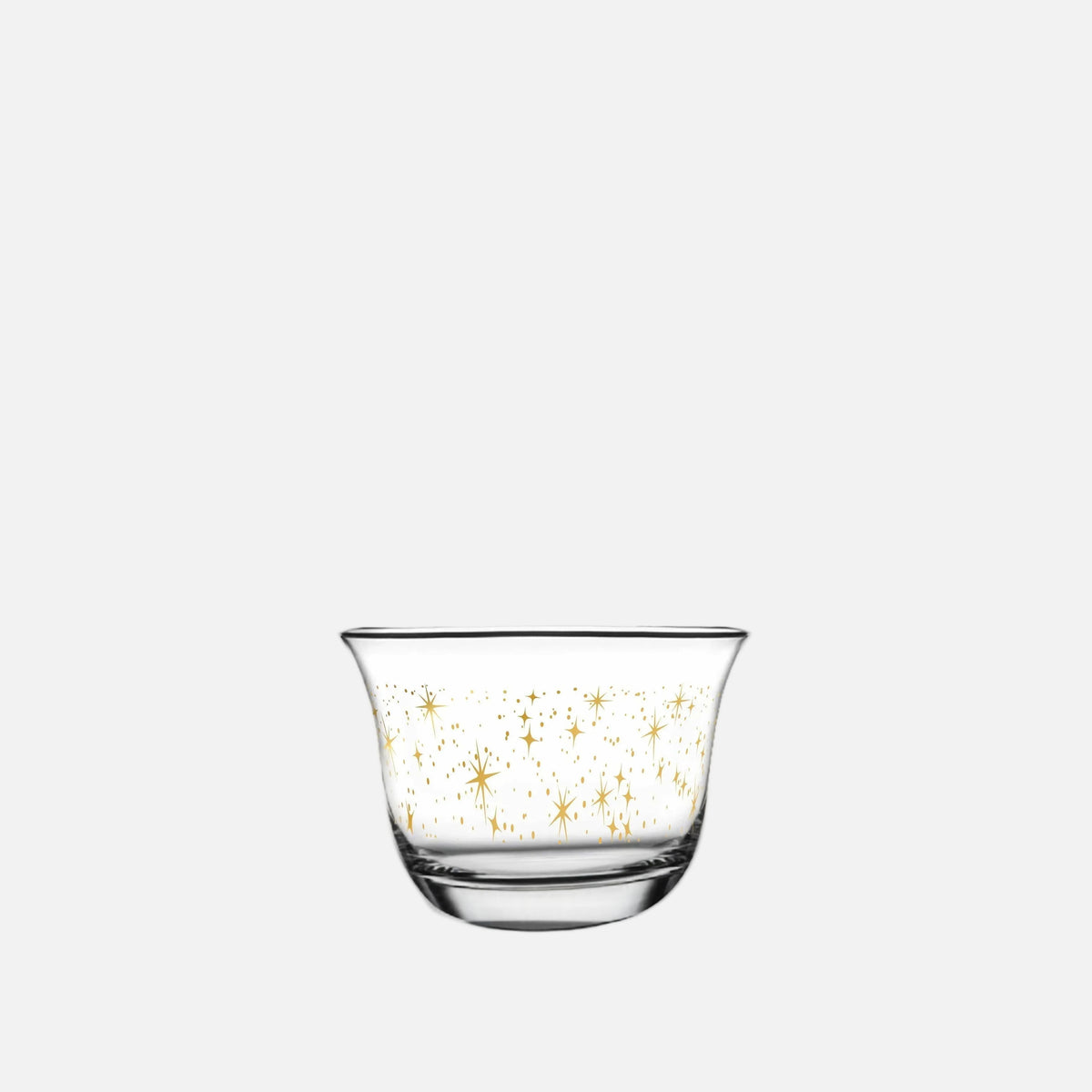 Dimlaj Touch Glimmer Set of 12 Pcs Gahwa Cups (22K) gold gilded