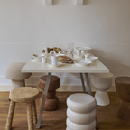 Tip Tap Stool Beige