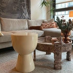 Tip Tap Stool Beige