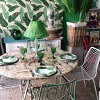 Nuova Italia Acrylic Wine Glass, Green