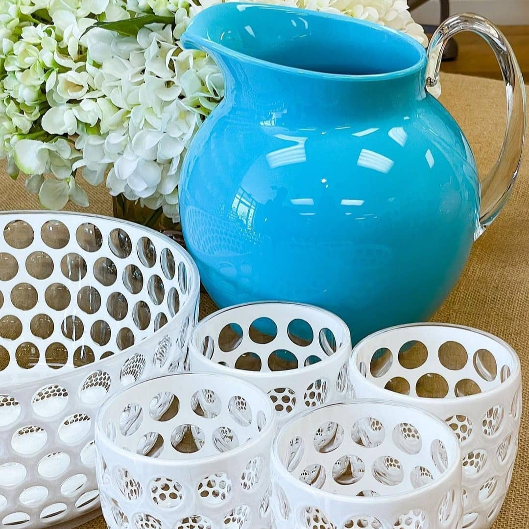 Palla Acrylic Jug, Turquoise, 3L