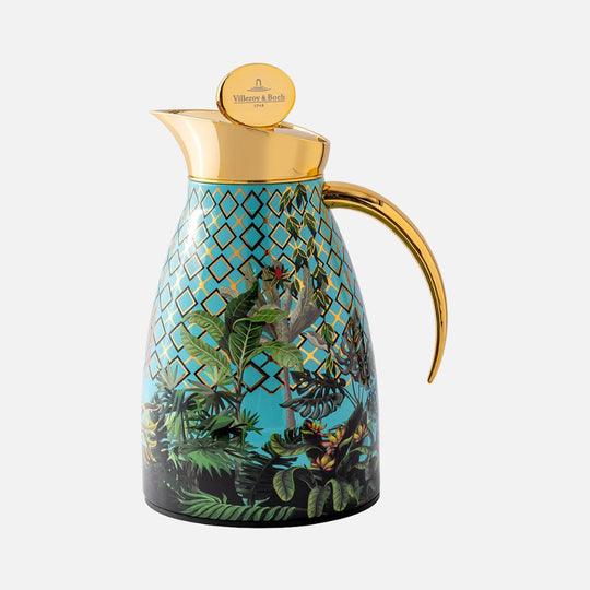 Amazonia 1L Thermos Gold Leaves Gold for Home