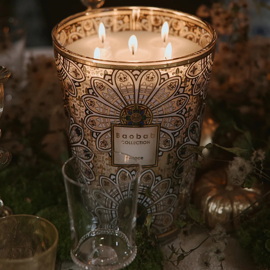 Baobab Rosace Scented Candle – Max 24