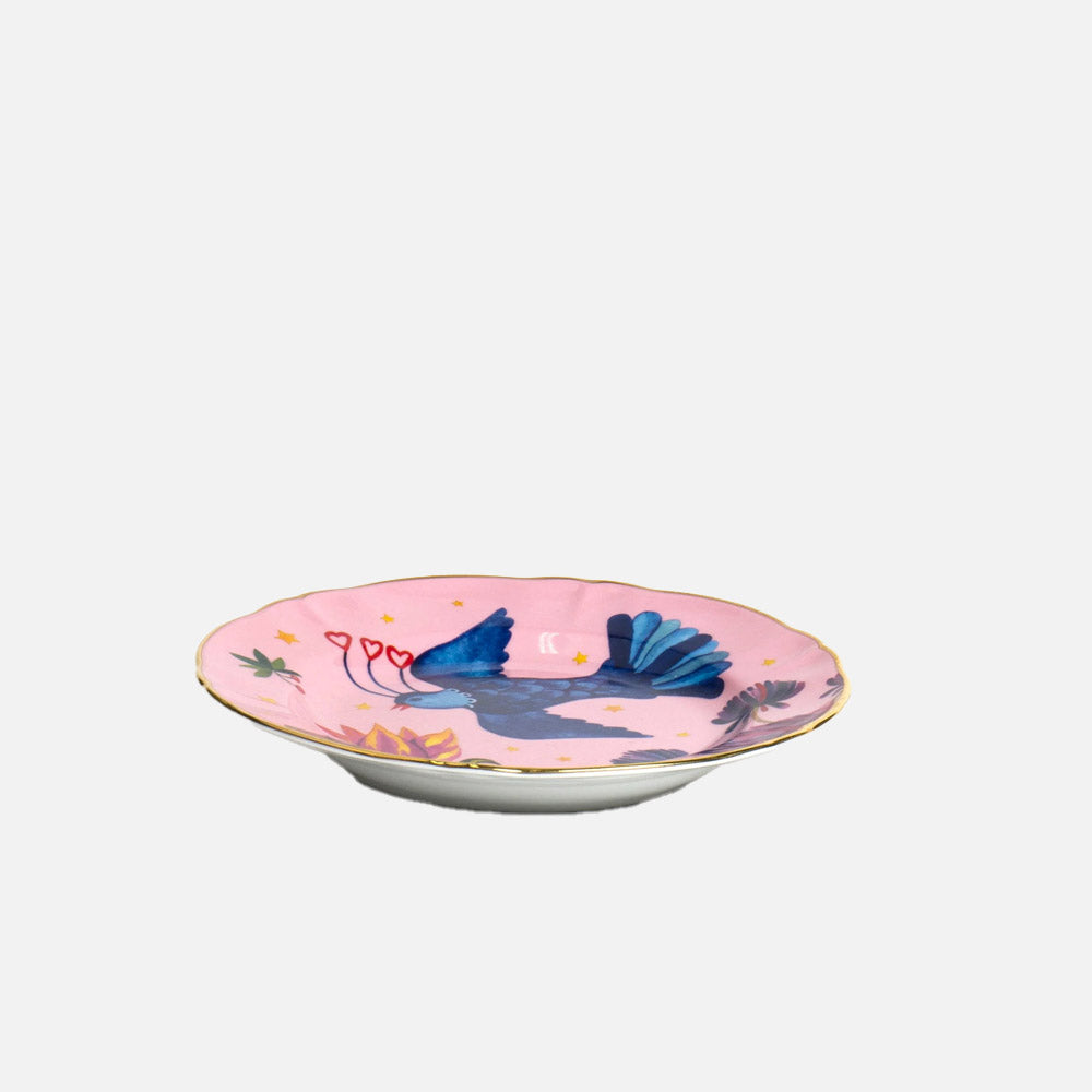 Fruit Plate Little Bird ( Lunch / Salad plate Ø 20,5 cm )
