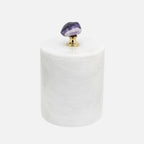Abhika Lixus Amethyst Tall Box – White