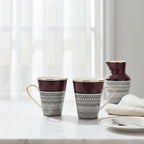 Burgundy Mug Set of 2 – 40cl
