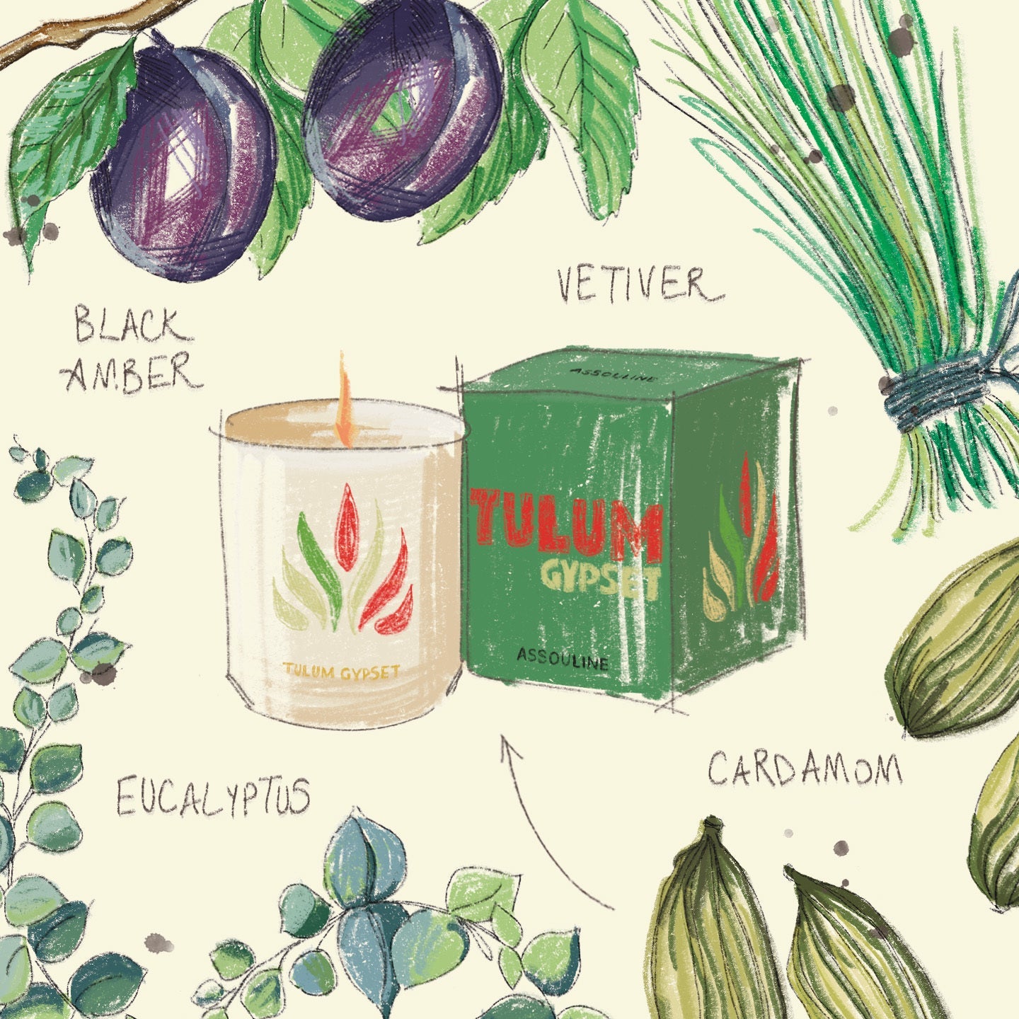 Tulum Gypset Travel From Home Candle