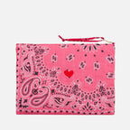 Call It Pochette Zippée Matelassé - Coeurstrawberry/ Real Red Quilted Zip Pouch