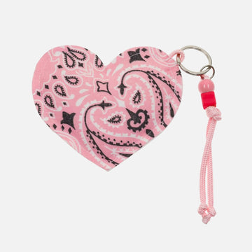 Call It Porte-Clés - حلقة مفاتيح Coeur Pale Pink/ بوردو