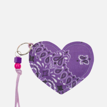Call It Porte-Clés - حلقة مفاتيح Coeur Lilas/Mint