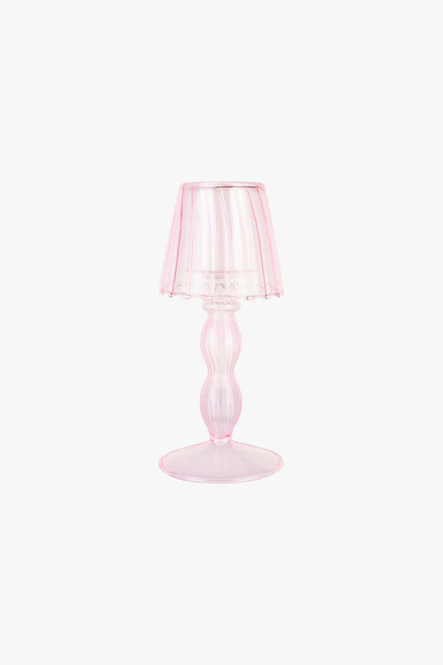 Candle Lantern, Pink, 18.5cm