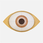 Chambeige Eye Tray – Brass & Mirrored Glass Decorative Tray