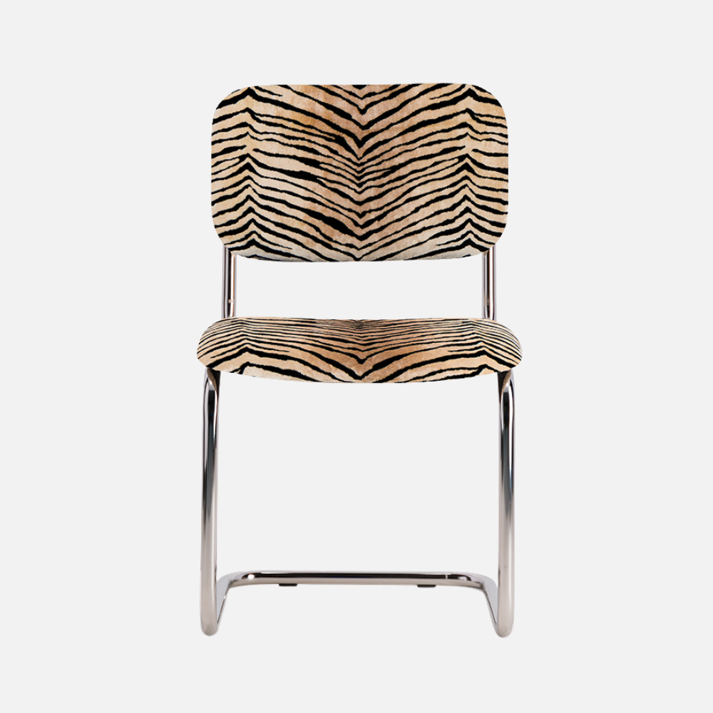 Classica Chair in tiger velvet