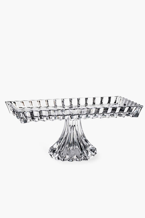 Crown Jewel Footed Platter, 35X19cm