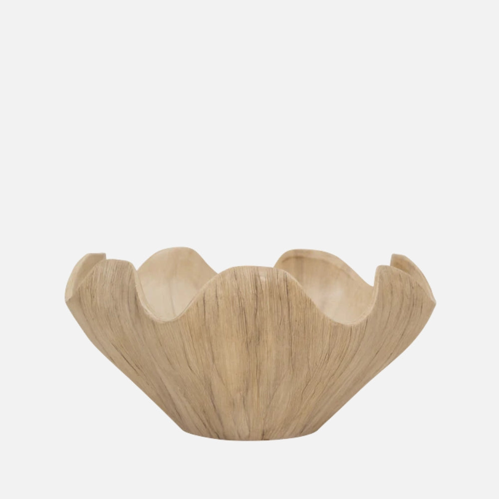 Hera Handmade Ceramic Decorative Bowl – Natural