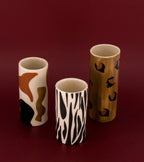 Domino Large Leopard Pattern Pot