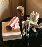 Domino Large Leopard Pattern Pot