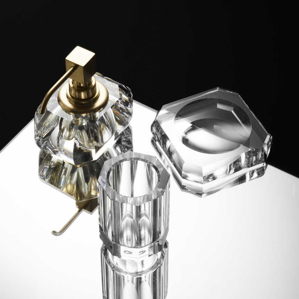 Crystal Glass Soap Dispenser