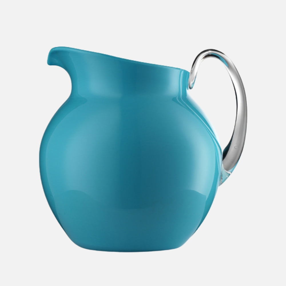🎁 Palla Turquoise Gloss Acrylic Pitcher – Enamel Look (100% off)