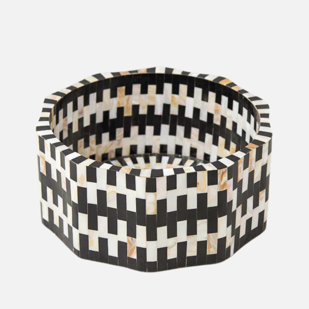 Finlay Inlay Decorative Bowl – Acacia Wood