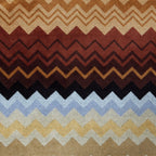 Giacomo Zigzag Short Cotton Bathrobe