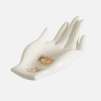 Gilded Eve Fruit Bowl - Gold Porcelain Decorative Centerpiece